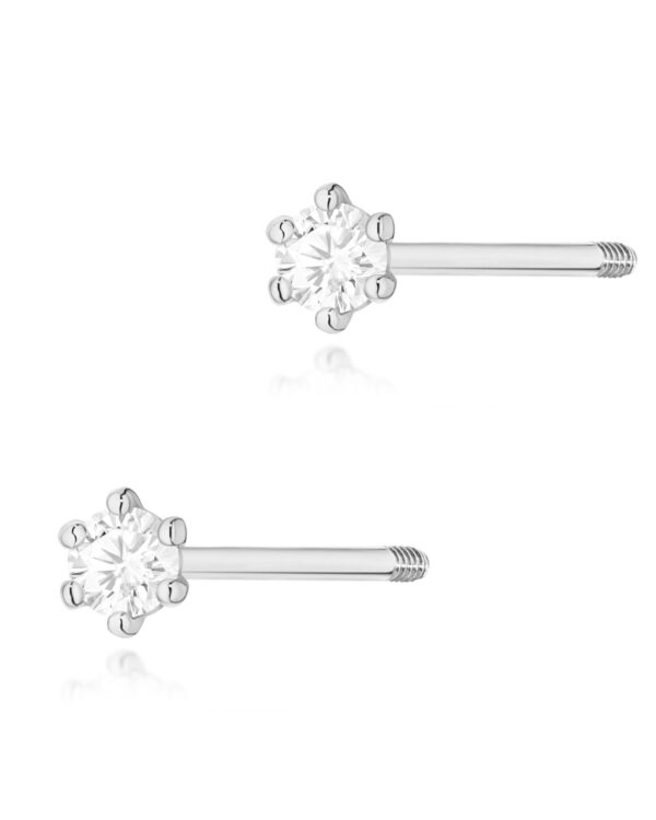 Kolczyki K0501 Diament 2 x 0