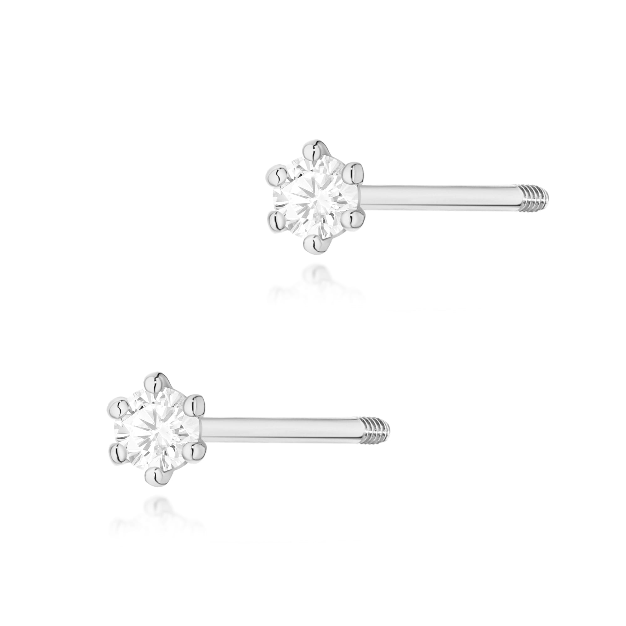 Kolczyki K0501 Diament 2 x 0