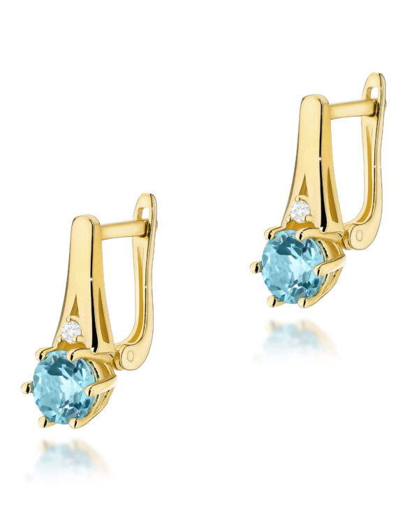 Kolczyki K0572 Topaz 2 x 0