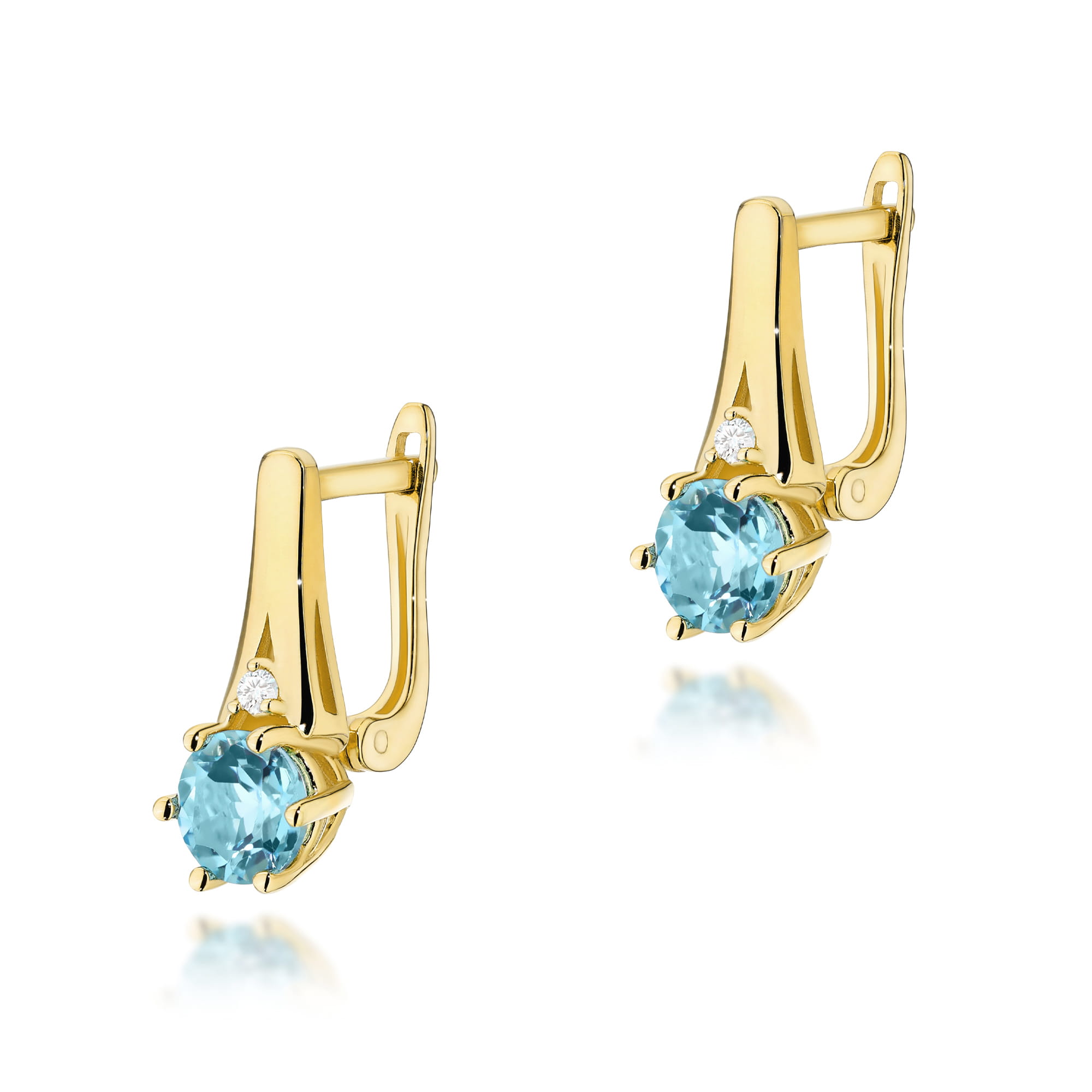 Kolczyki K0572 Topaz 2 x 0