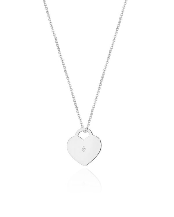 Naszyjnik C015 z diamentami białe złoto Jubiler Kraków BigDIAMOND