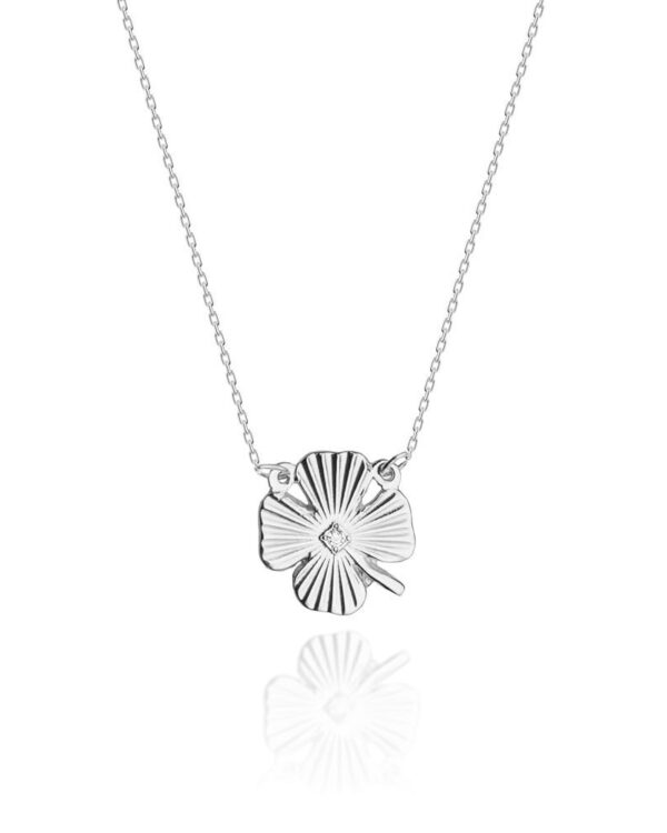 Naszyjnik C021 z diamentami białe złoto Jubiler Kraków BigDIAMOND