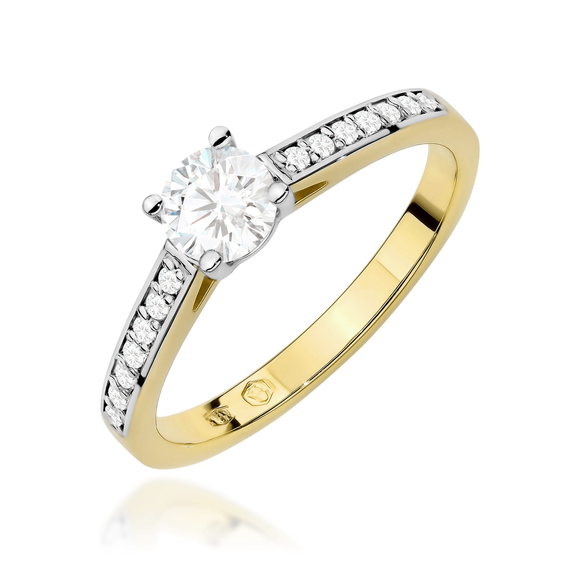 Pierścionek W0052 Diament Laboratoryjny 0
