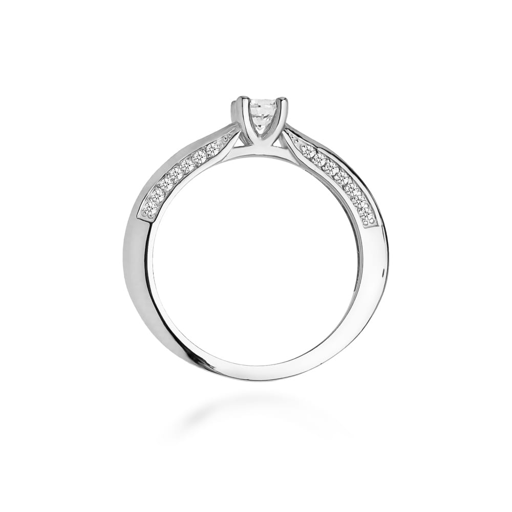 Pierścionek Diament 0,30ct białe złoto 4 Pierścionek Diament 0,30ct białe złoto - obrazek 3
