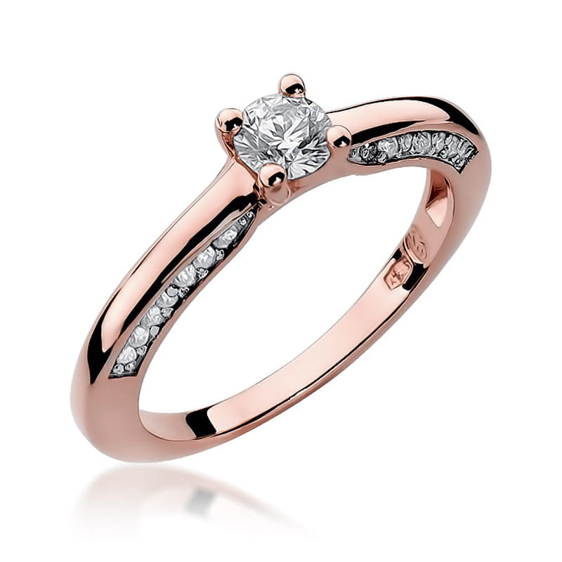 Pierścionek W009 Diament 0
