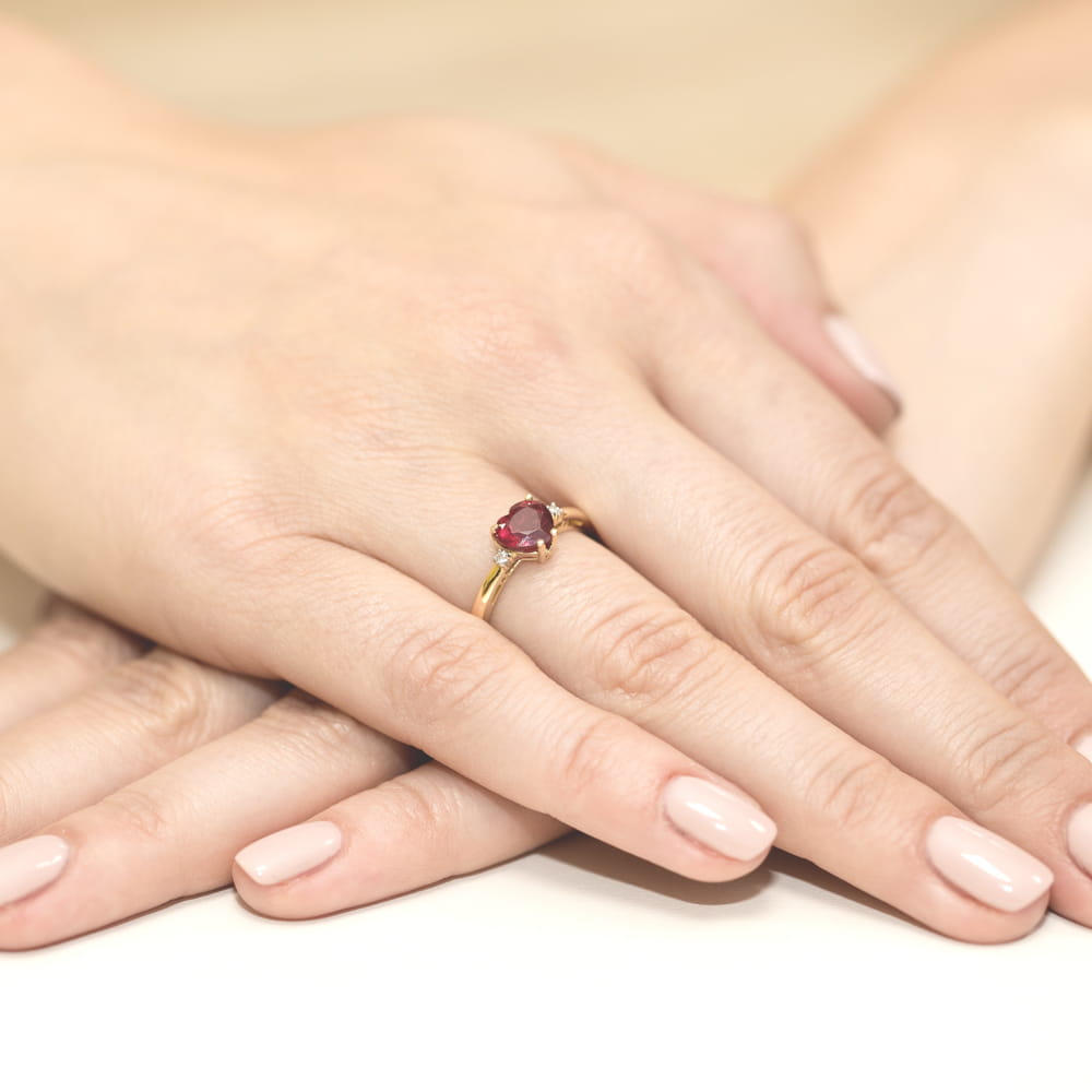 Pierścionek Rubin 1,70ct żółte złoto 5 Pierścionek Rubin 1,70ct żółte złoto - obrazek 4