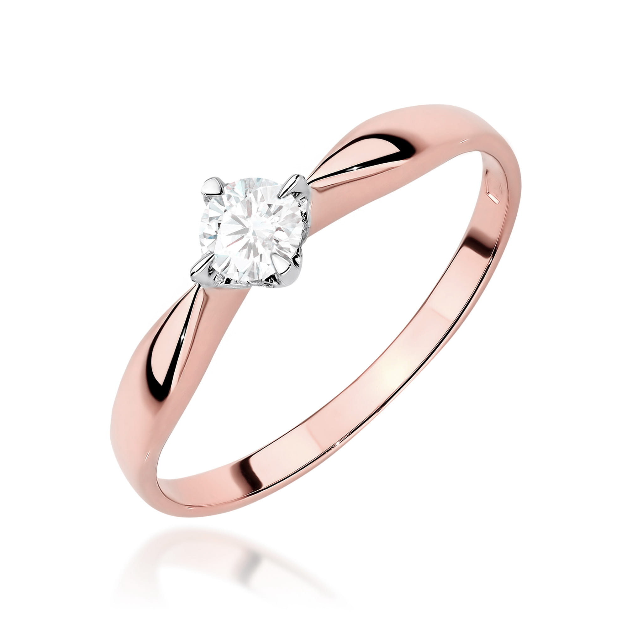 Pierścionek W0171 Diament Laboratoryjny 0