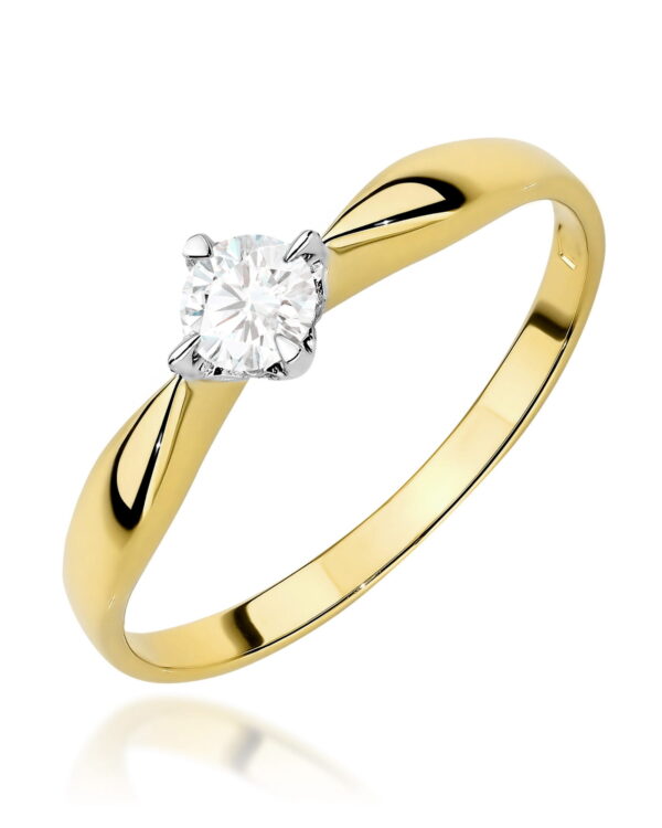 Pierścionek W0171 Diament Laboratoryjny 0