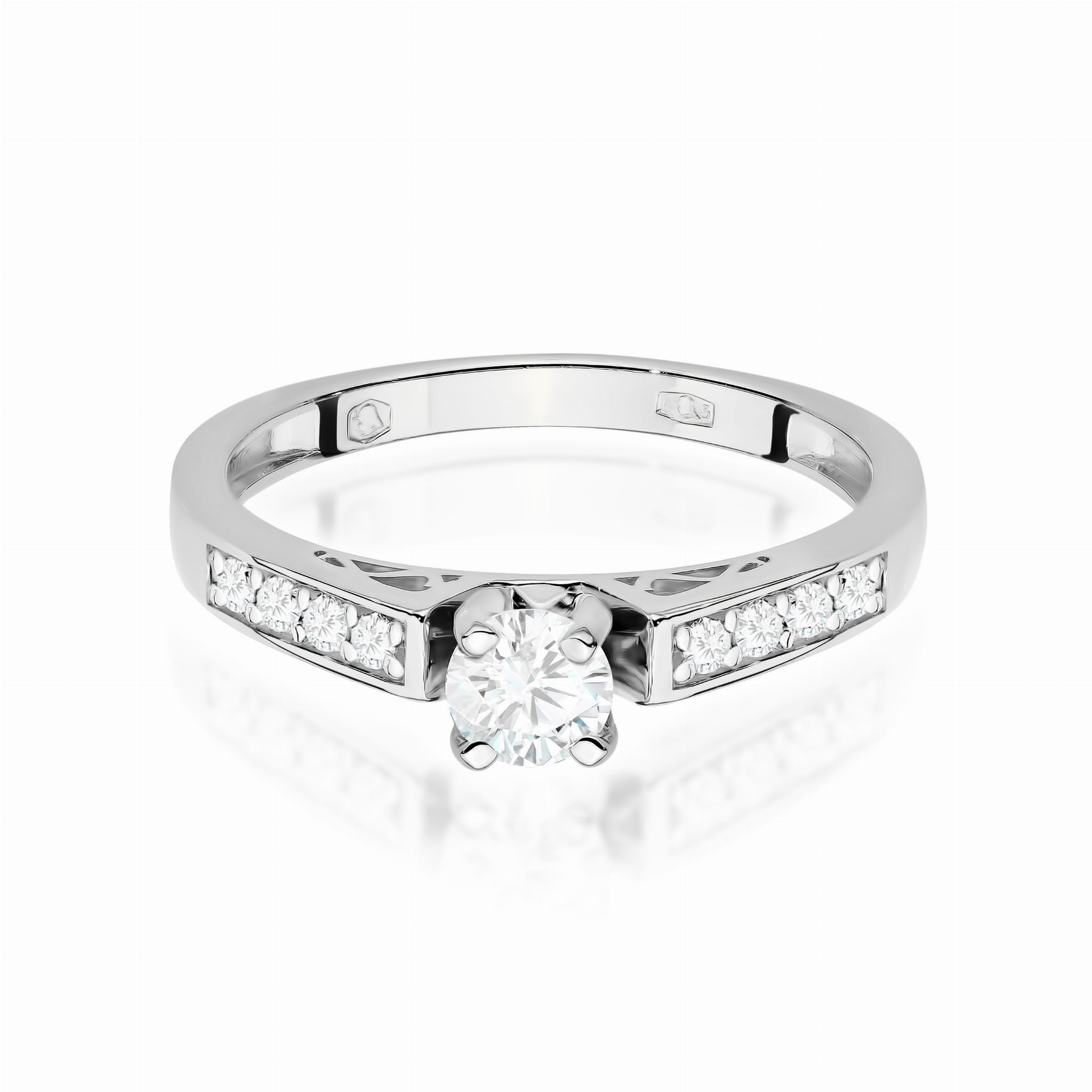 Pierścionek Diament Laboratoryjny 0,30ct białe złoto 3 30ct białe złoto Jubiler Kraków BigDIAMOND