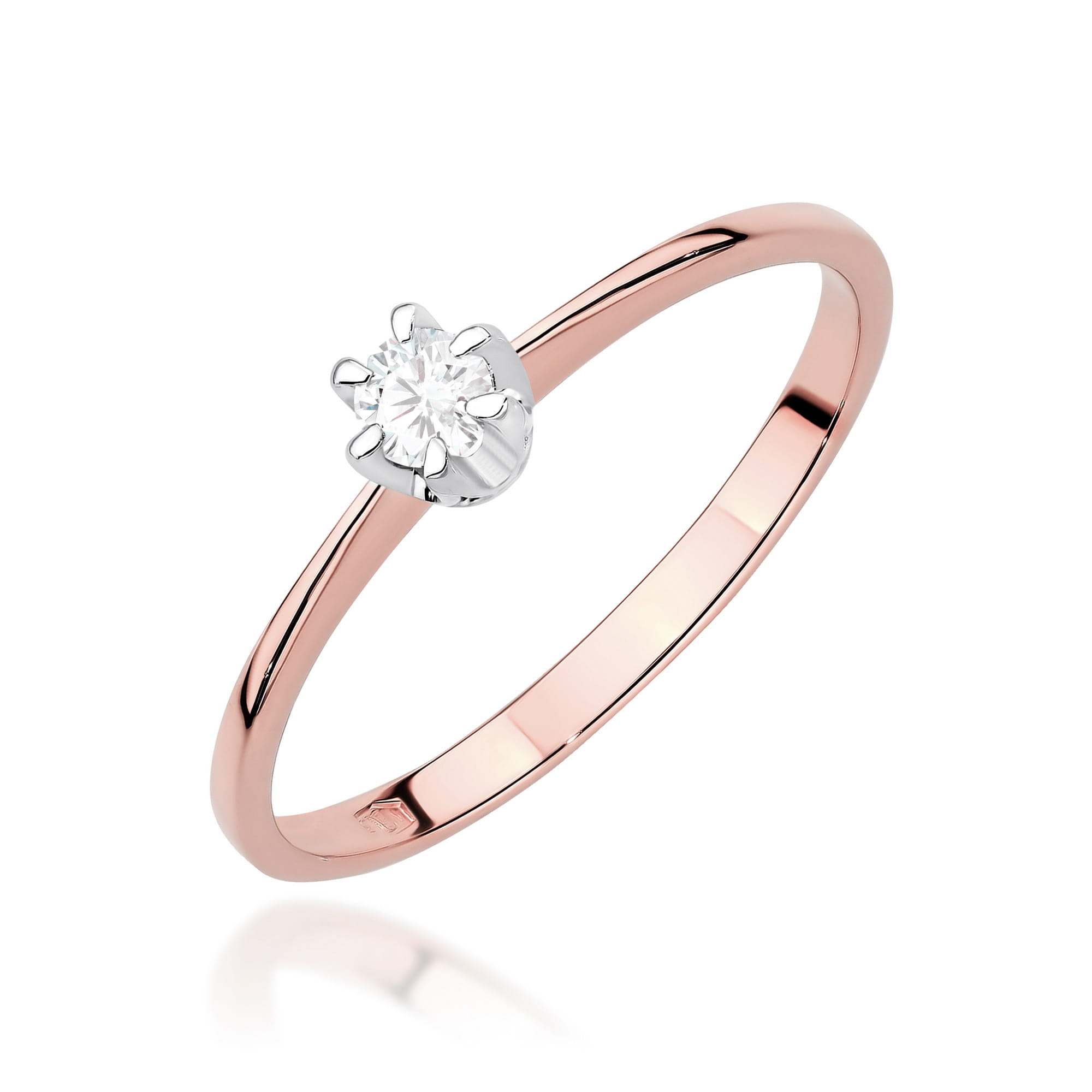 Pierścionek W0220 Diament Laboratoryjny 0