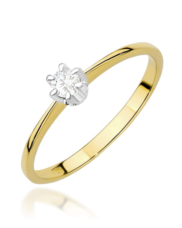 Pierścionek W0220 Diament Laboratoryjny 0