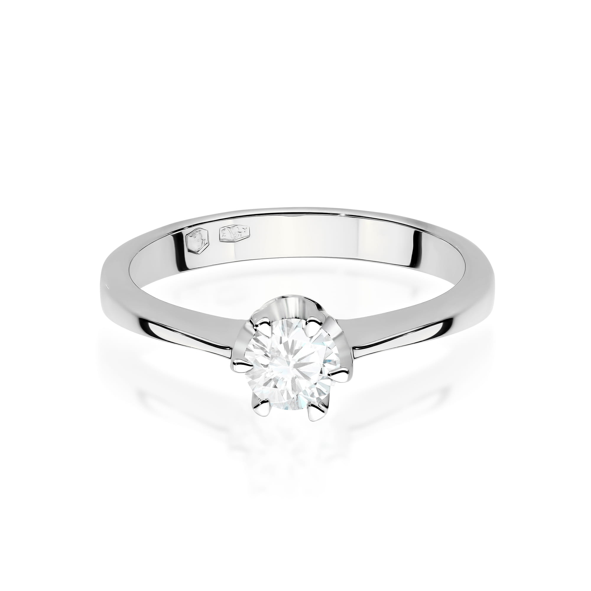 Pierścionek Diament Laboratoryjny 0,30ct białe złoto 3 30ct białe złoto Jubiler Kraków BigDIAMOND