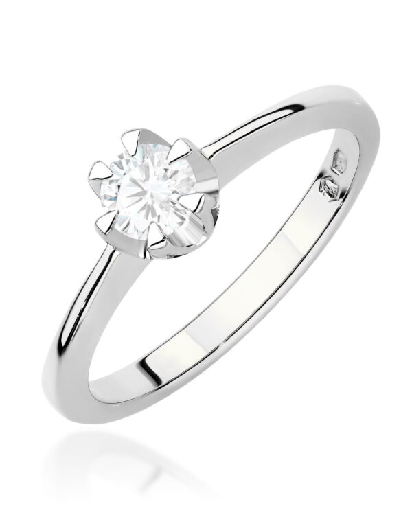 Pierścionek W0220 Diament Laboratoryjny 0