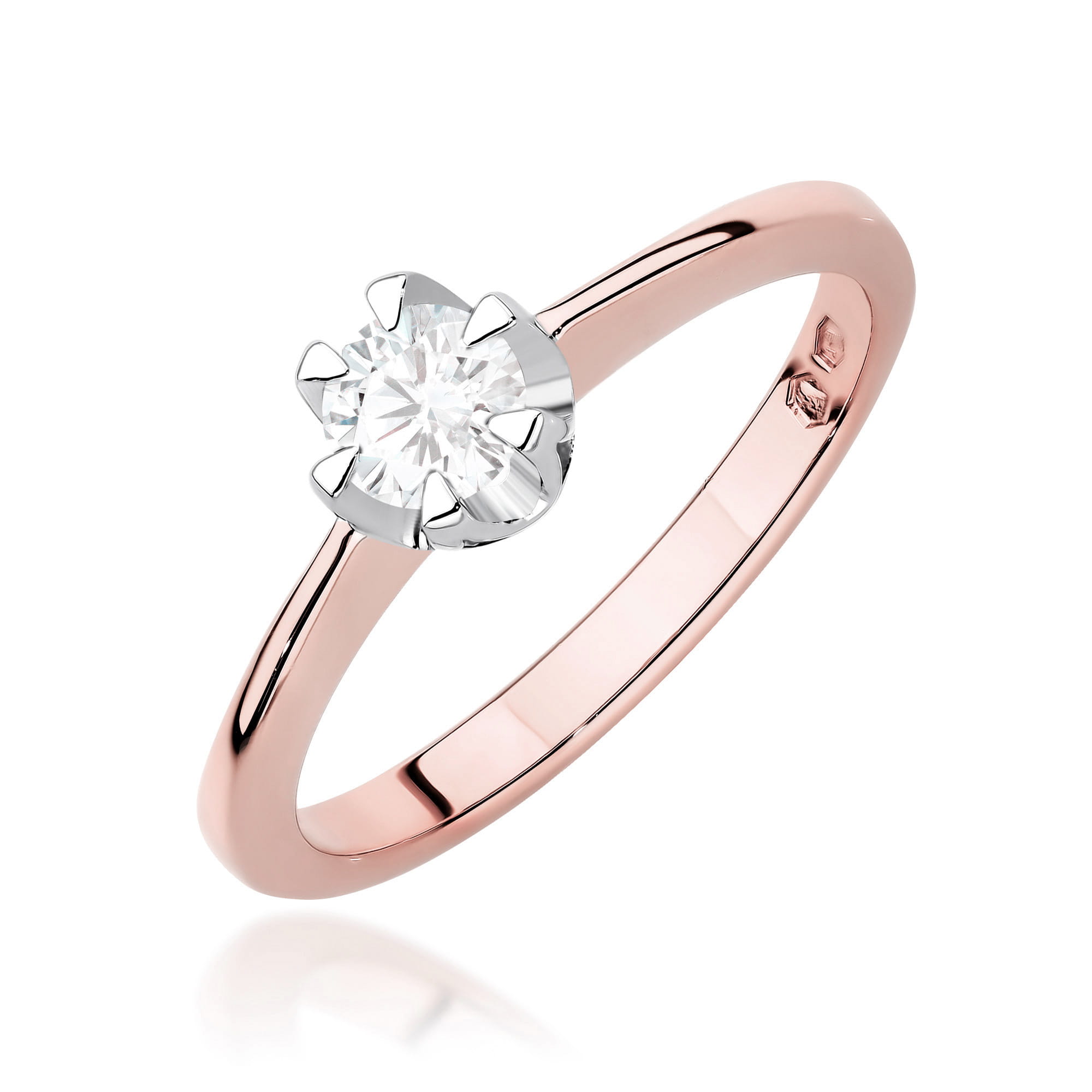Pierścionek W0220 Diament Laboratoryjny 0