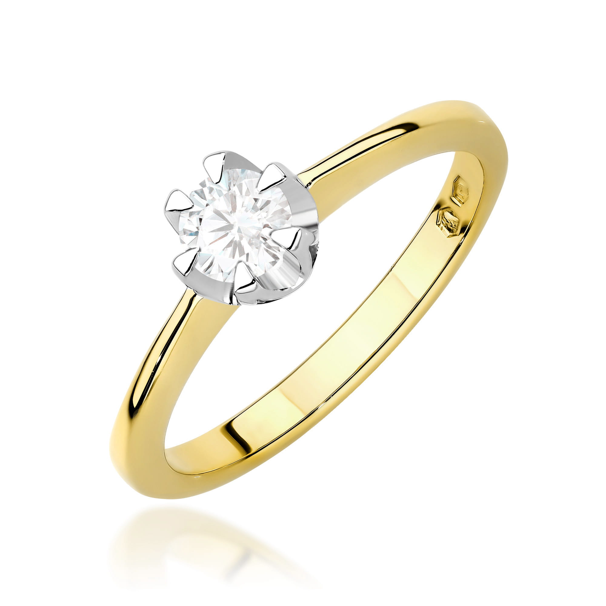 Pierścionek W0220 Diament Laboratoryjny 0