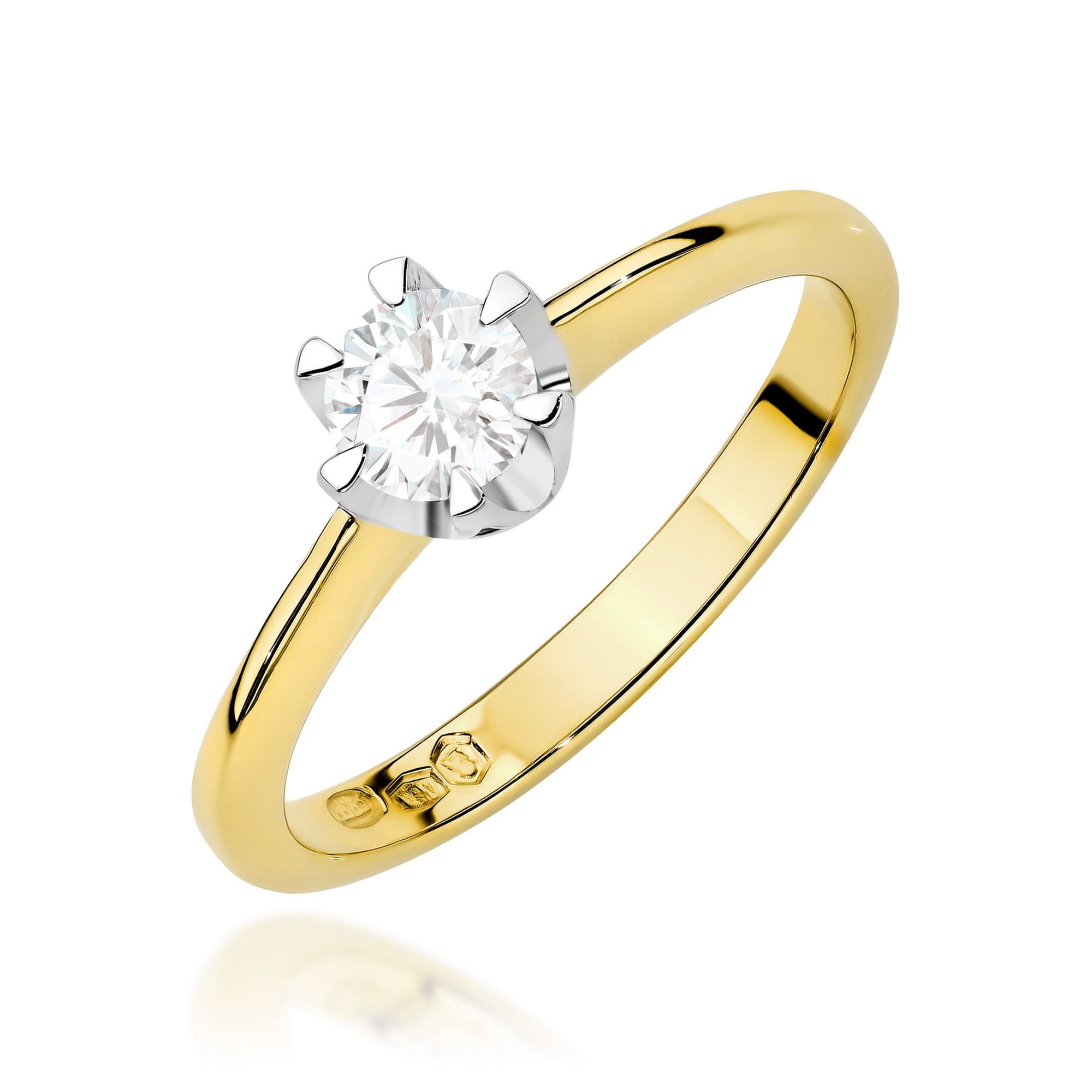 Pierścionek W0220 Diament Laboratoryjny 0