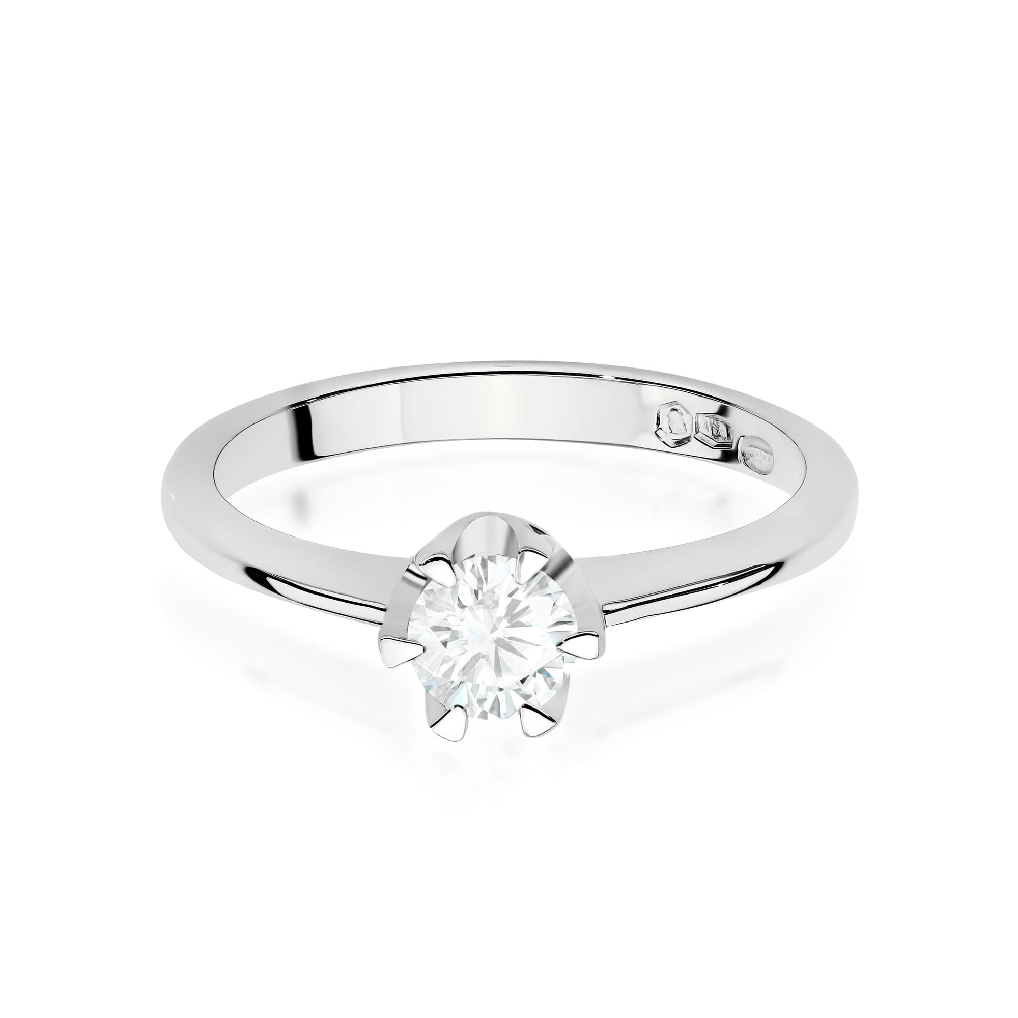 Pierścionek Diament Laboratoryjny 0,70ct białe złoto 3 70ct białe złoto Jubiler Kraków BigDIAMOND
