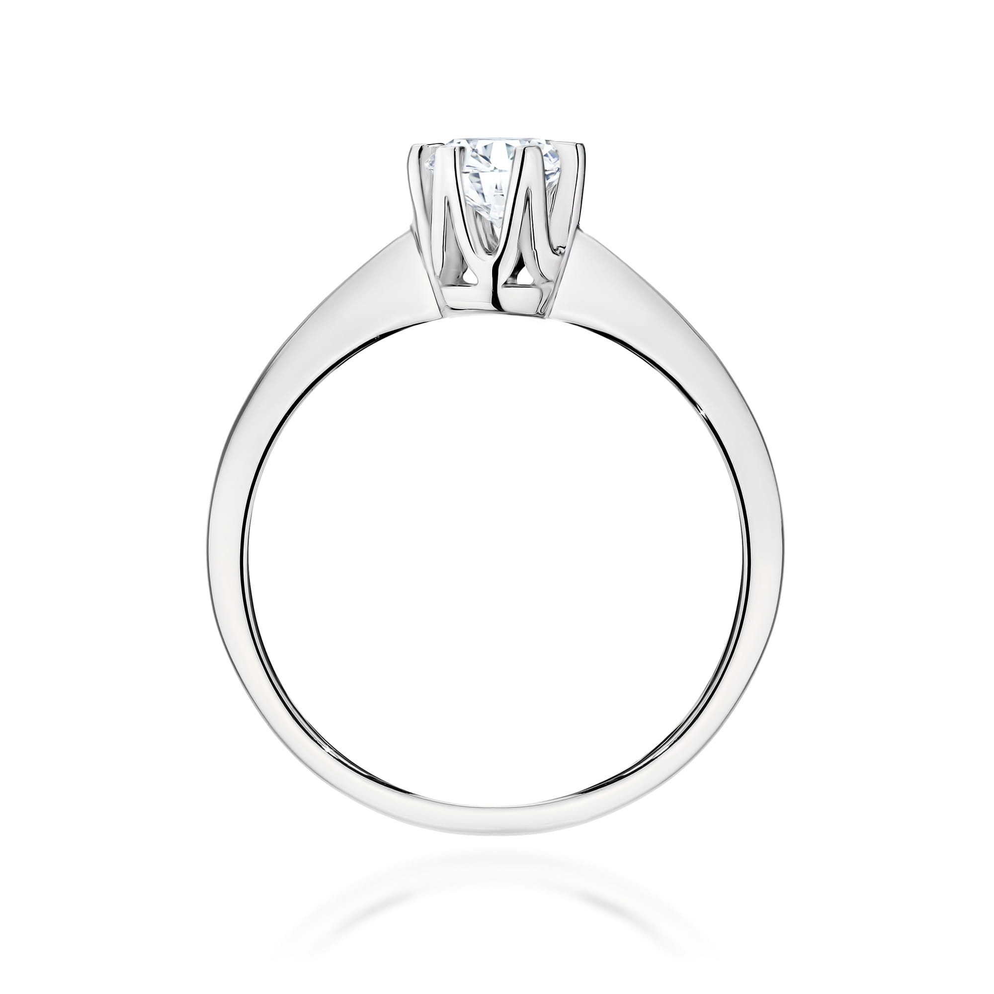 Pierścionek Diament Laboratoryjny 0,70ct białe złoto 4 Pierścionek Diament Laboratoryjny 0,70ct białe złoto - obrazek 3
