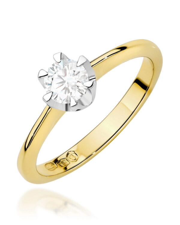 Pierścionek W0220 Diament Laboratoryjny 0