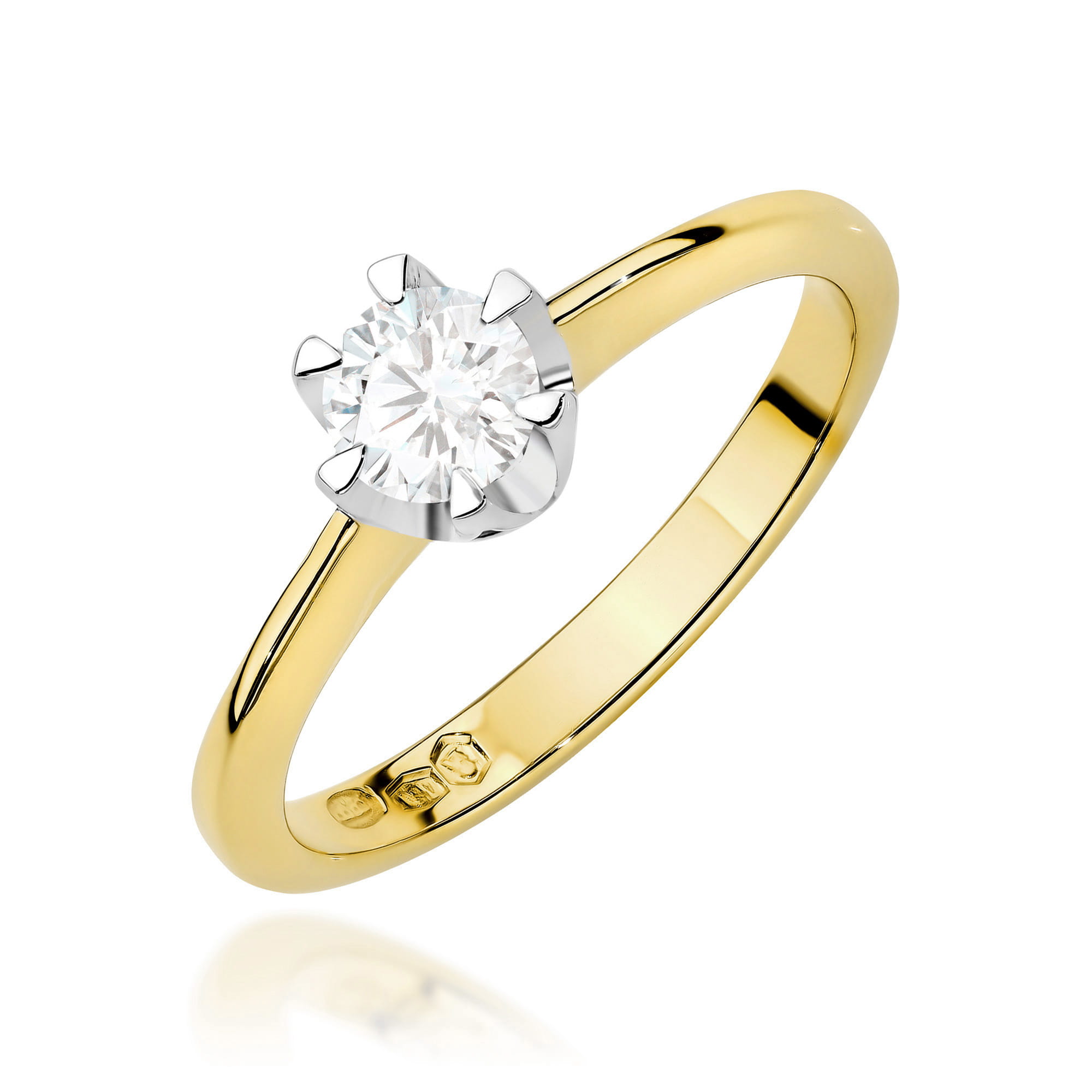 Pierścionek W0220 Diament Laboratoryjny 0