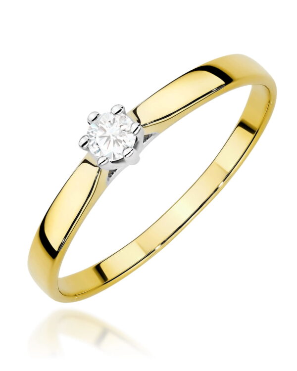 Pierścionek W0222 Diament Laboratoryjny 0
