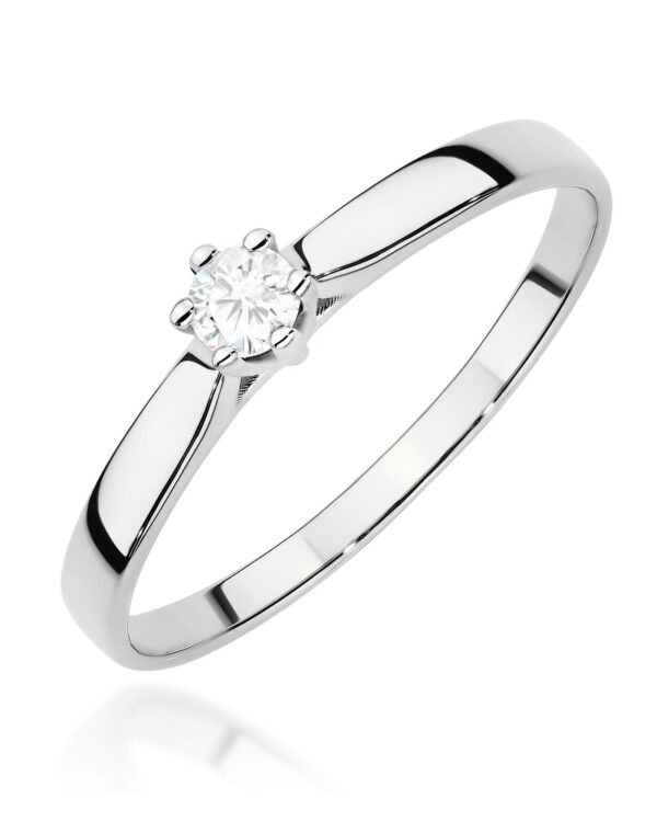 Pierścionek W0222 Diament Laboratoryjny 0