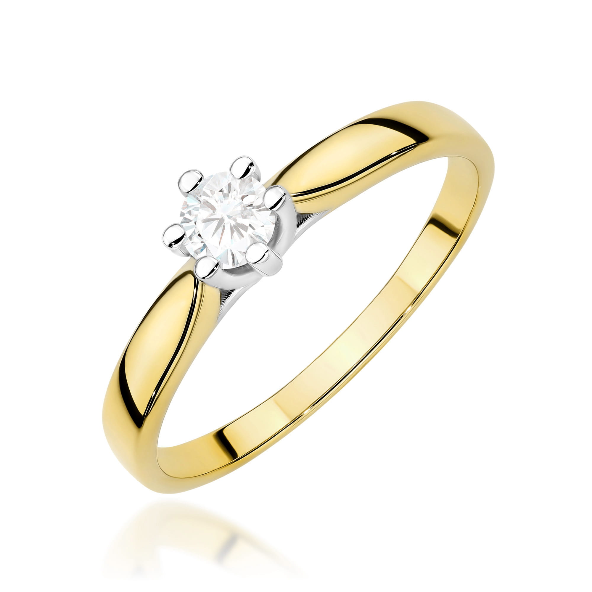 Pierścionek W0222 Diament Laboratoryjny 0