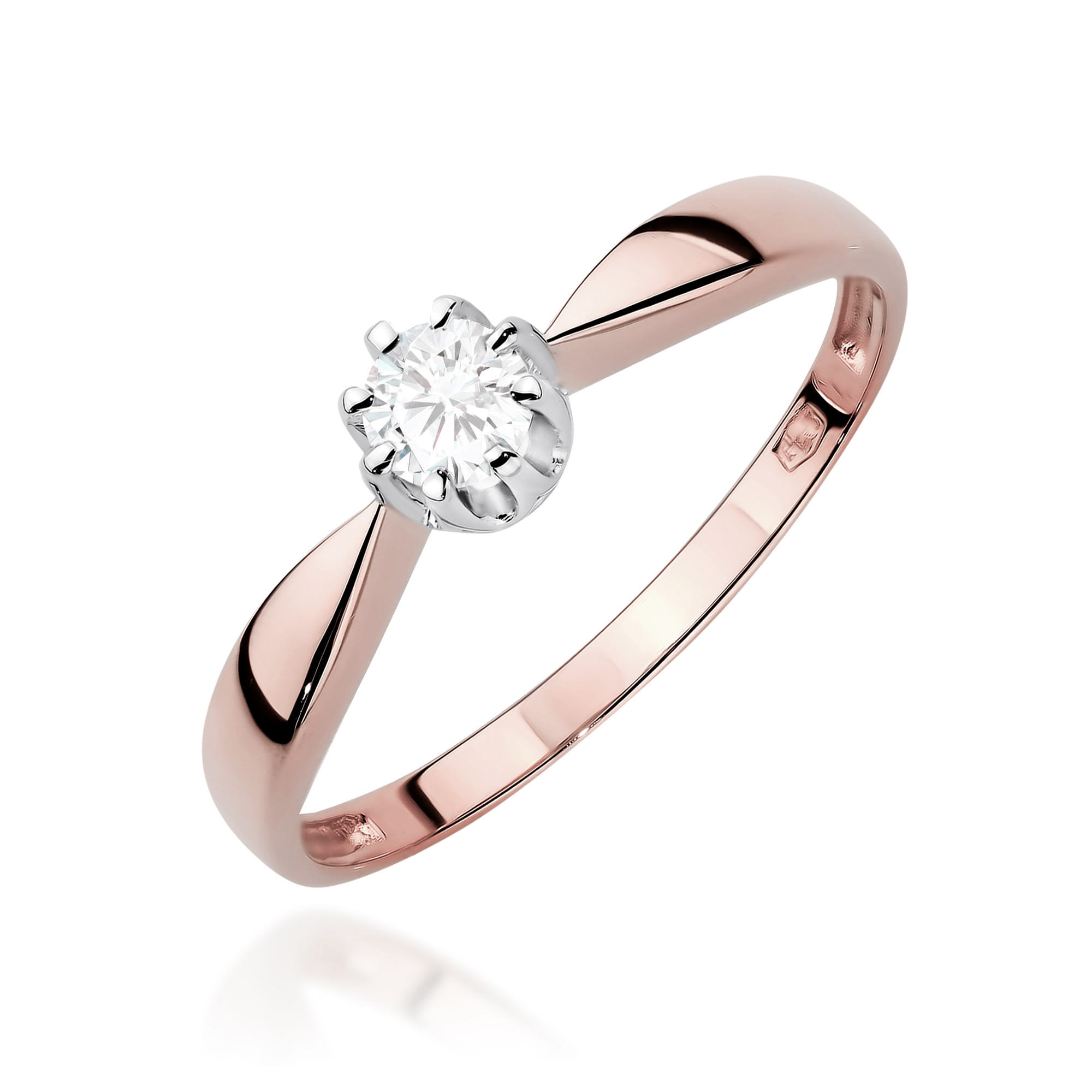 Pierścionek W0228 Diament Laboratoryjny 0