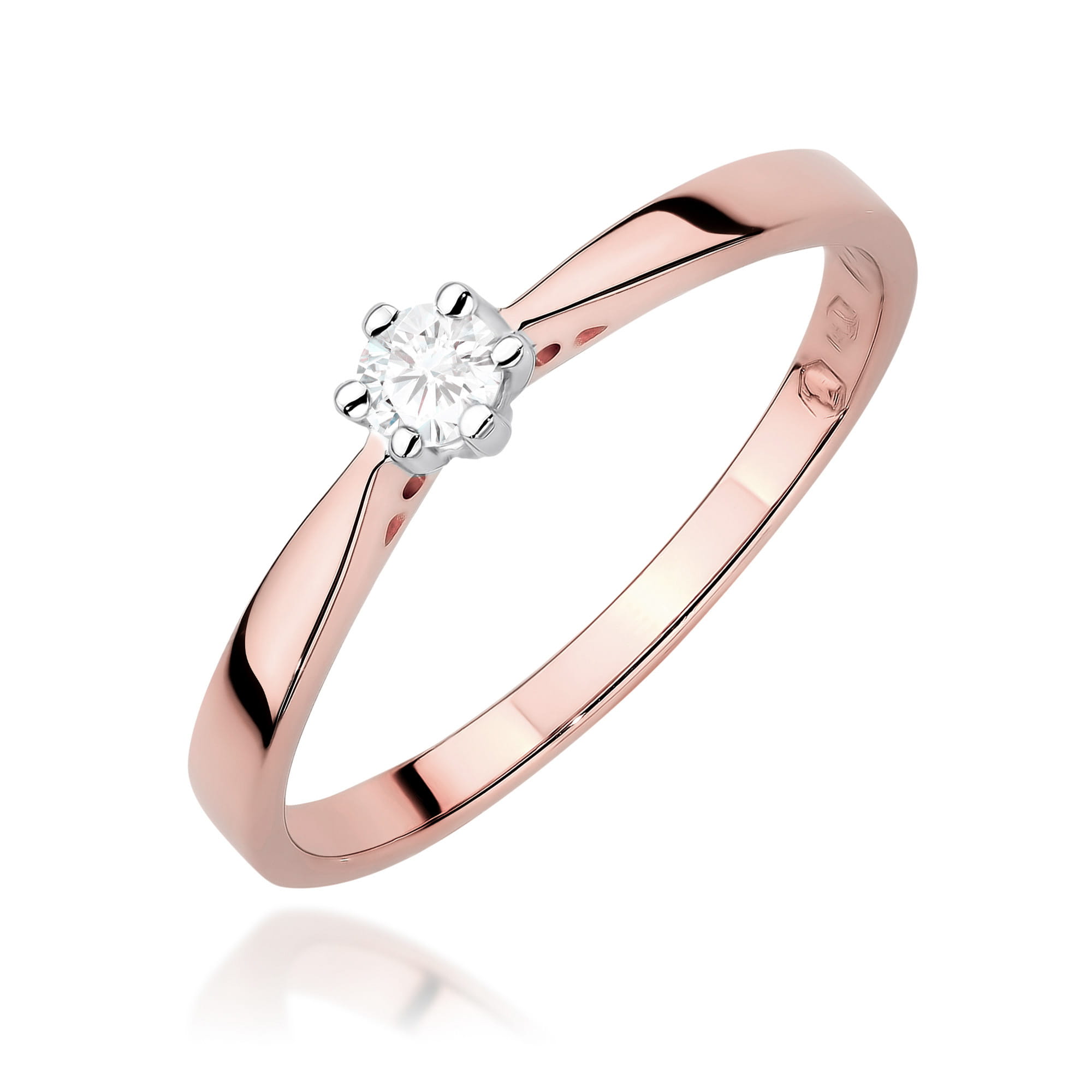 Pierścionek W0229 Diament Laboratoryjny 0