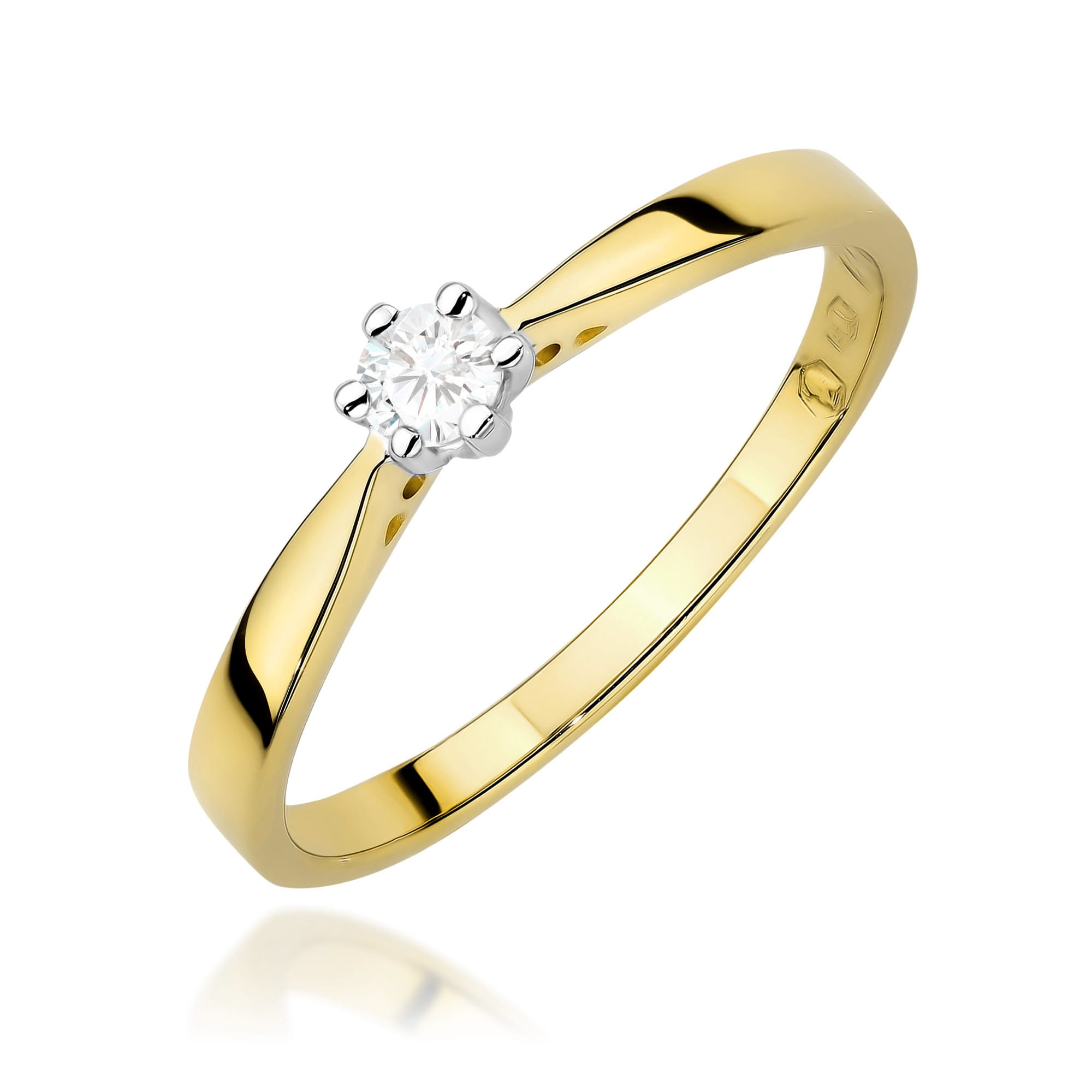 Pierścionek W0229 Diament Laboratoryjny 0