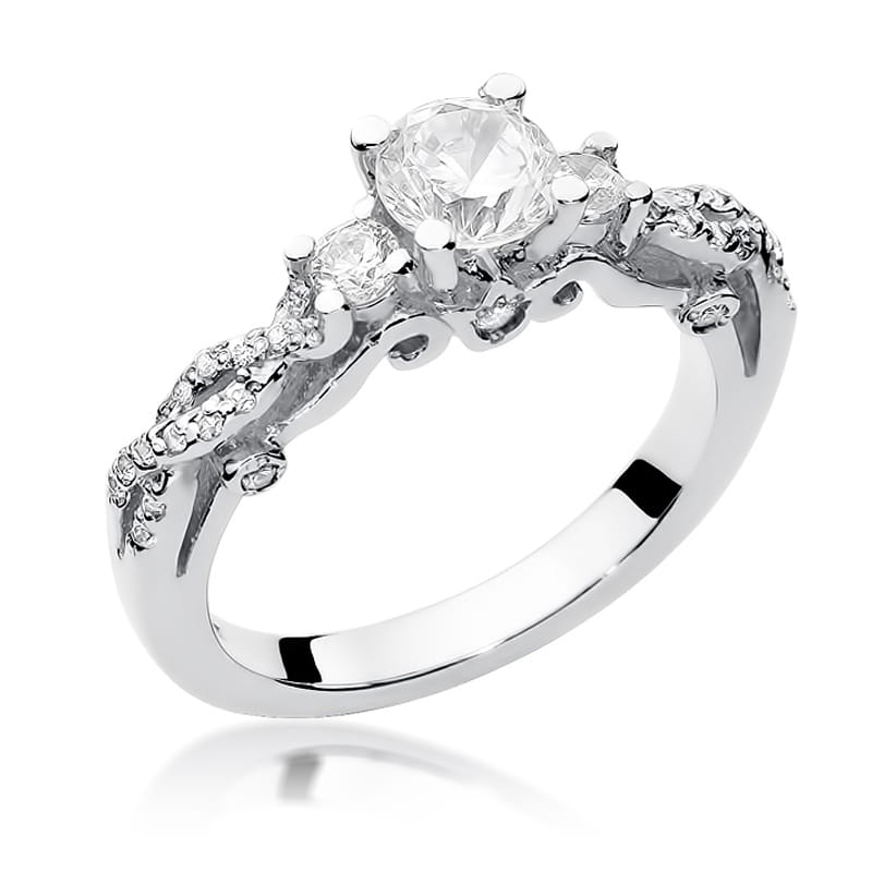 Pierścionek W023 Diament 0
