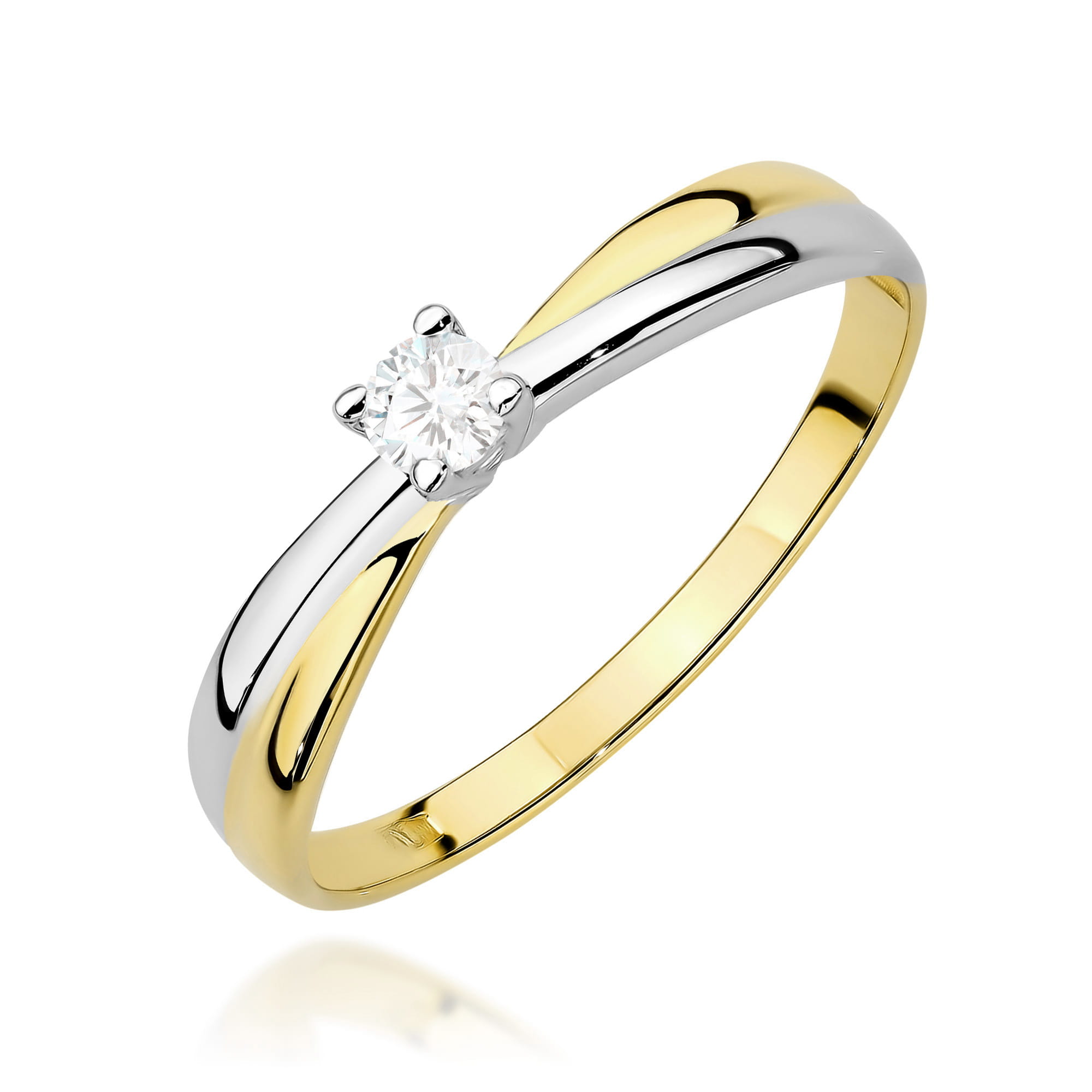 Pierścionek W0230 Diament Laboratoryjny 0