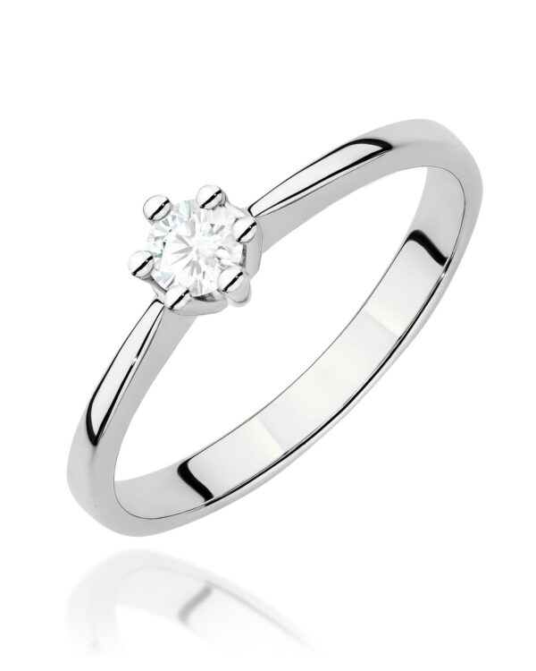 Pierścionek W0256 Diament Laboratoryjny 0