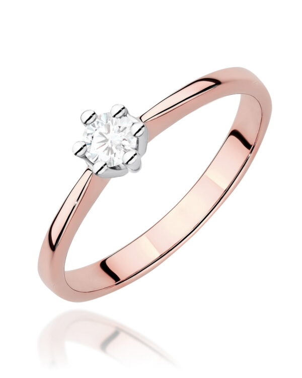 Pierścionek W0256 Diament Laboratoryjny 0