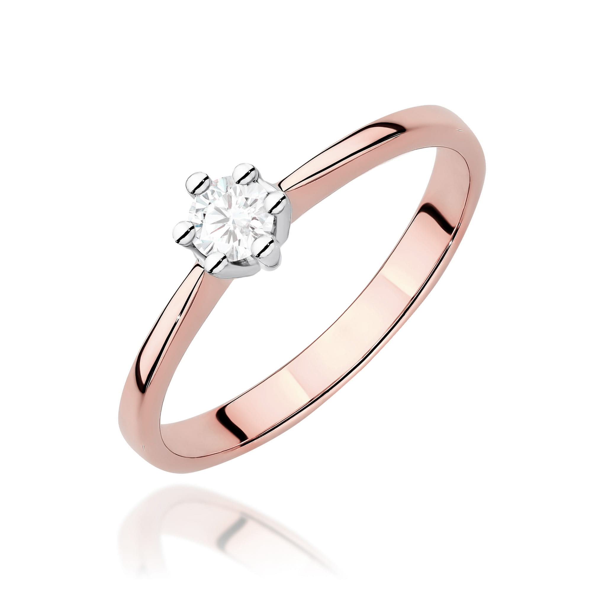 Pierścionek W0256 Diament Laboratoryjny 0