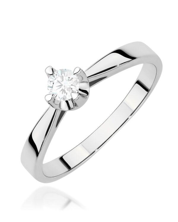 Pierścionek W0293 Diament Laboratoryjny 0