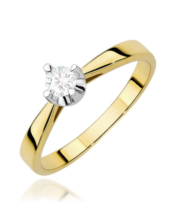 Pierścionek W0293 Diament Laboratoryjny 0