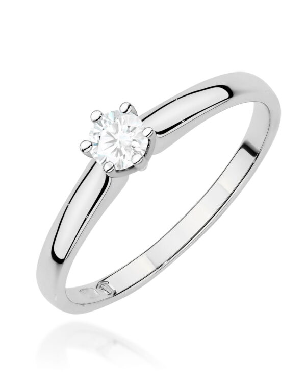 Pierścionek W0317 Diament Laboratoryjny 0