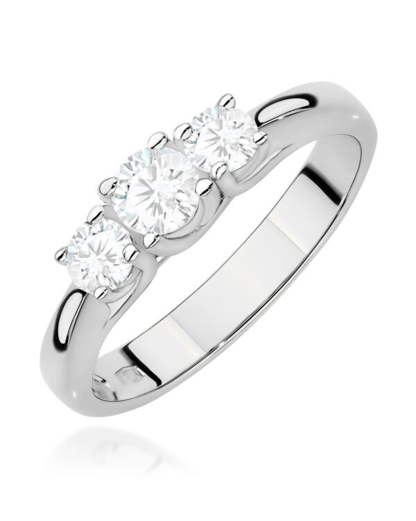 Pierścionek W0344 Diament Laboratoryjny 0