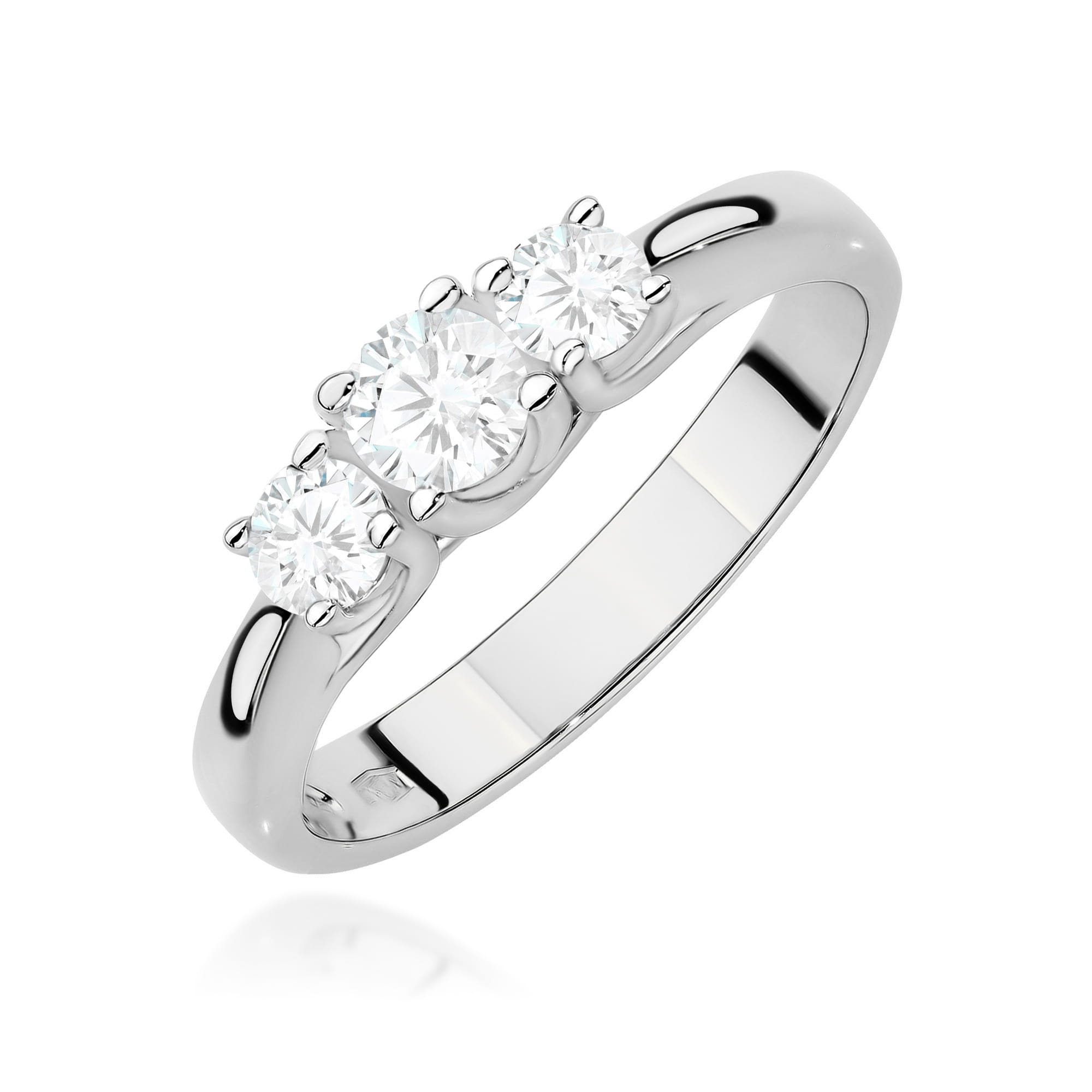 Pierścionek W0344 Diament Laboratoryjny 0
