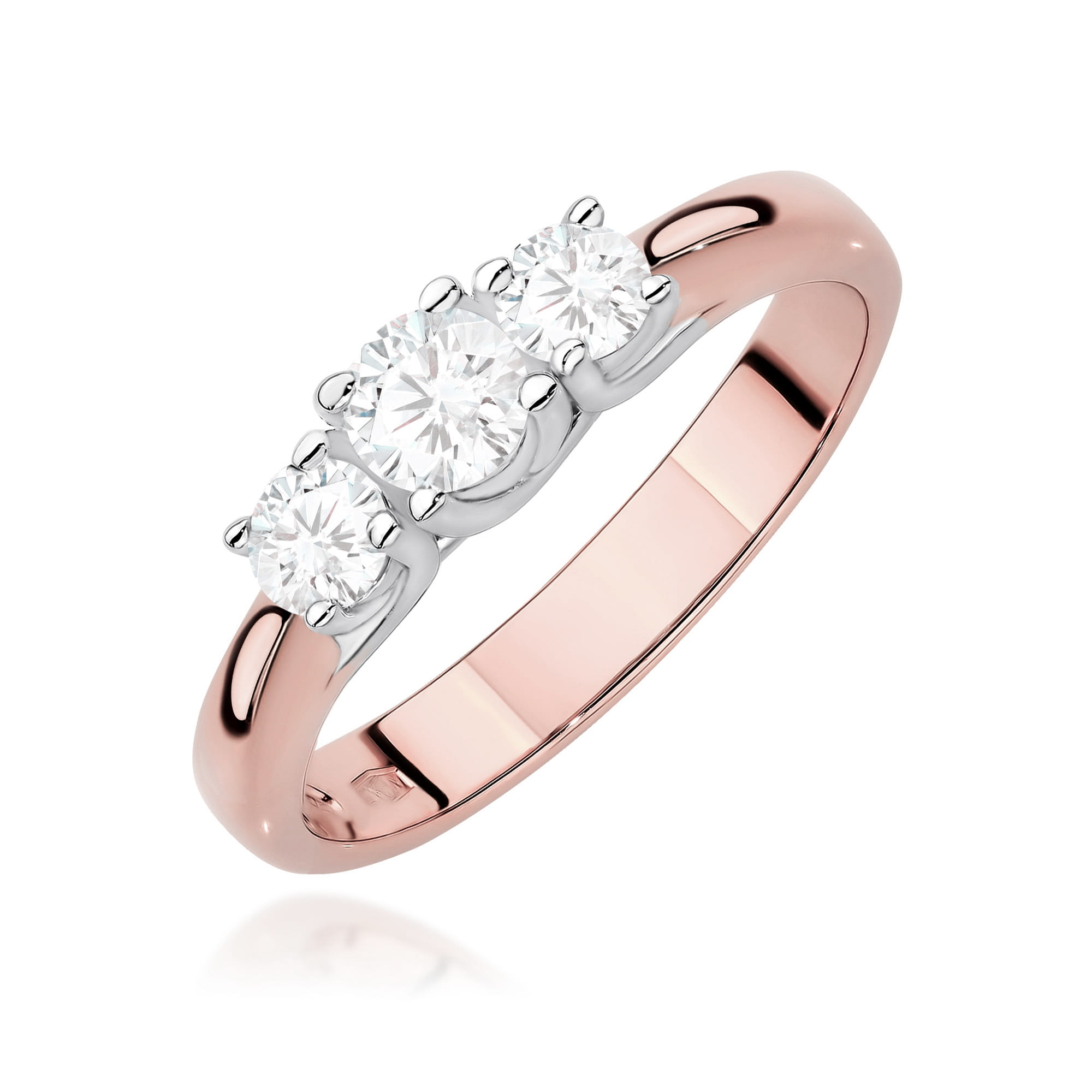 Pierścionek W0344 Diament Laboratoryjny 0