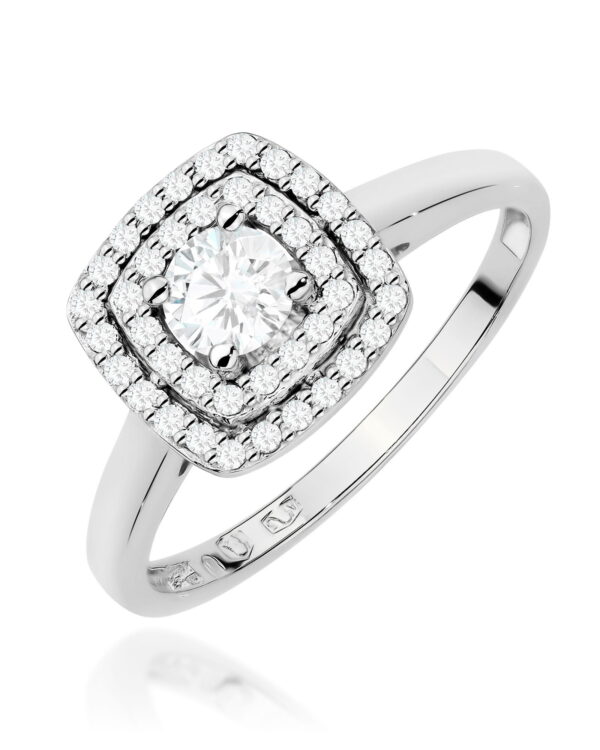 Pierścionek W0345 Diament Laboratoryjny 0