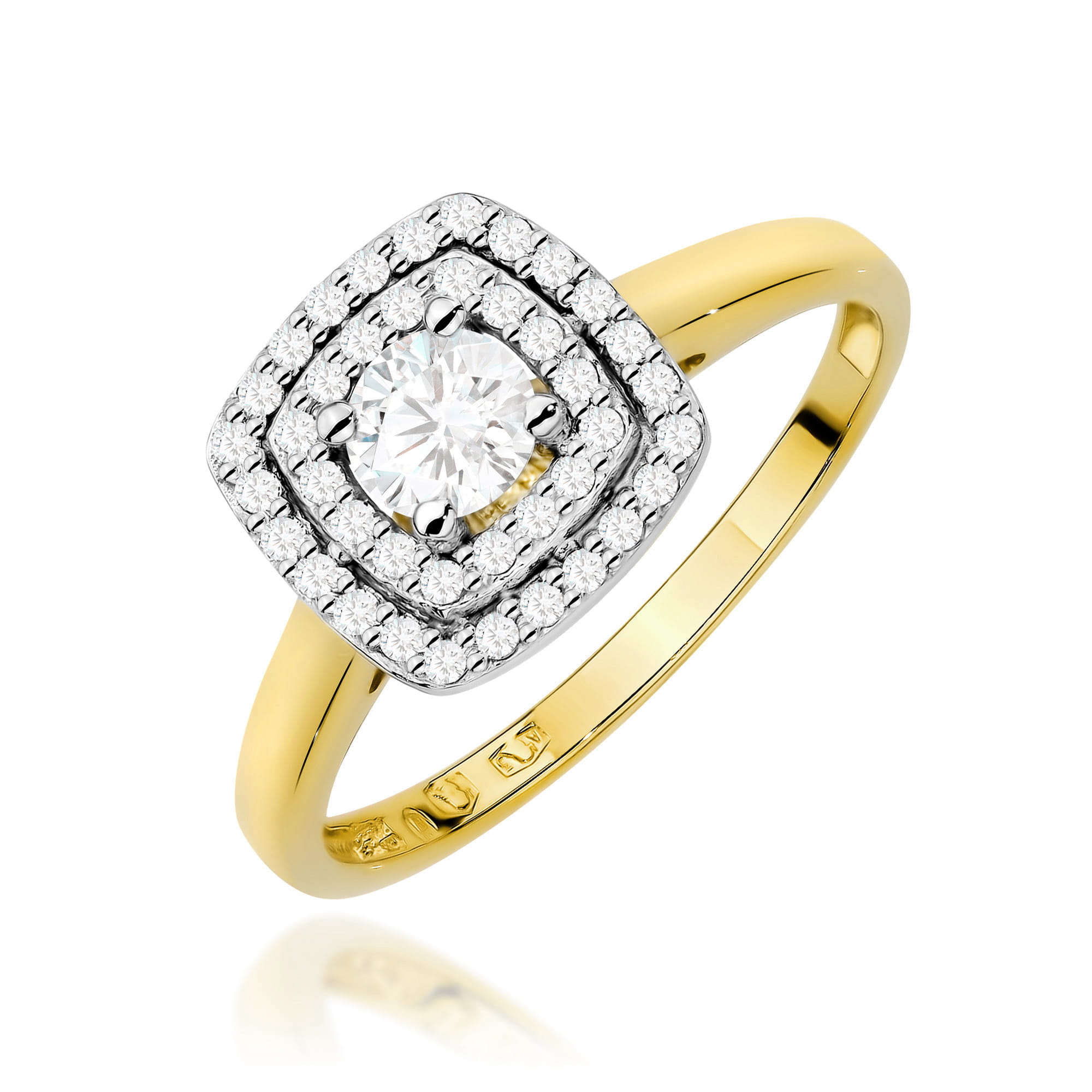 Pierścionek W0345 Diament Laboratoryjny 0