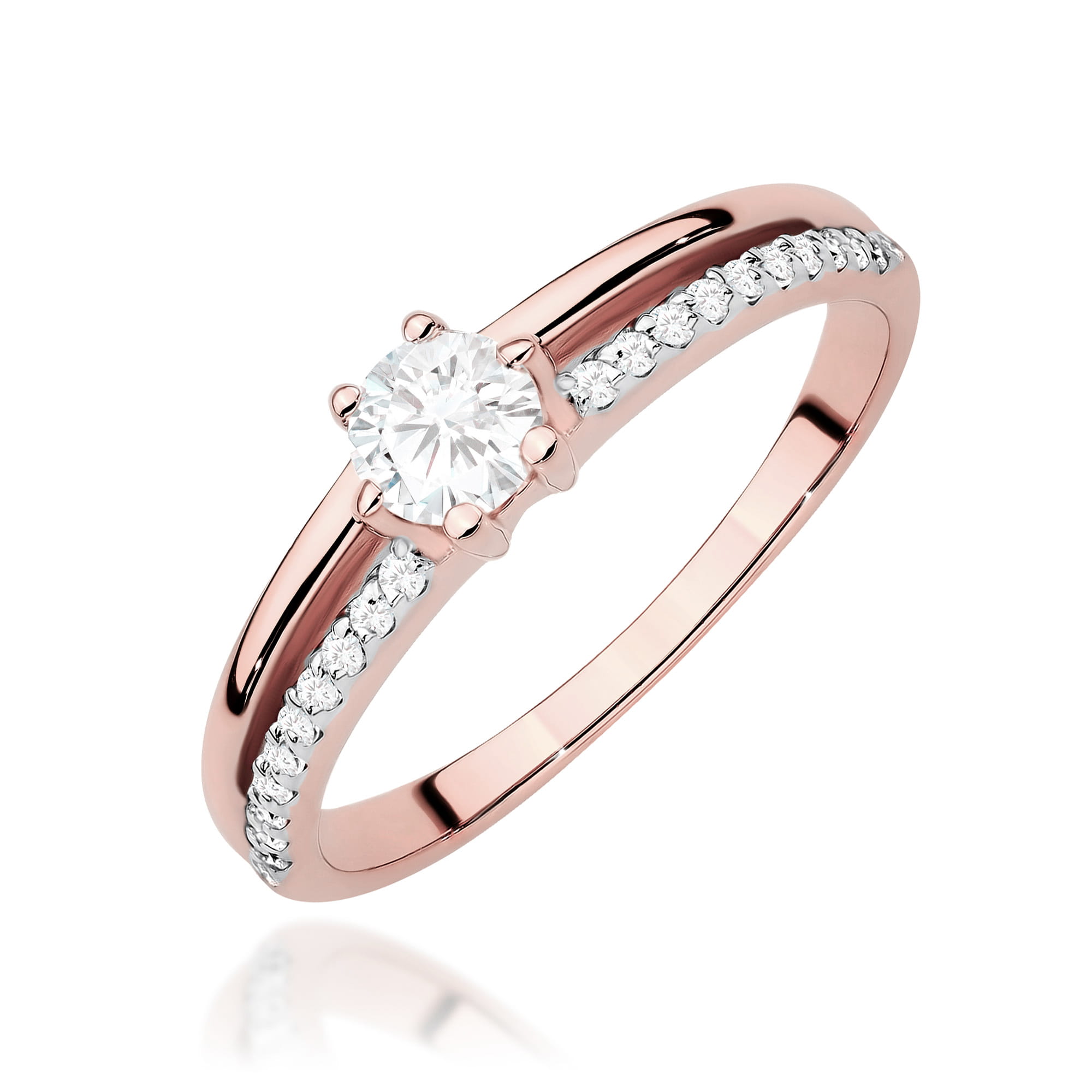 Pierścionek W0355 Diament Laboratoryjny 0