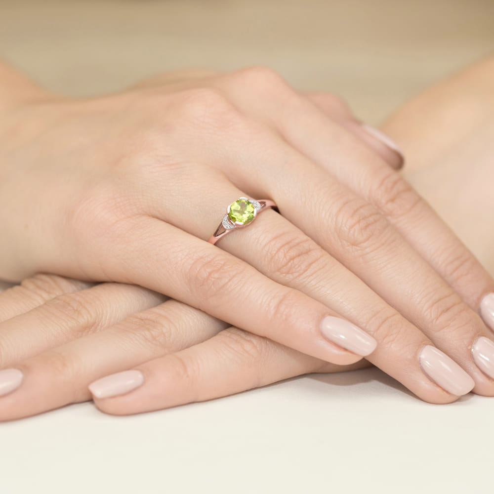 Pierścionek Oliwin 1,00ct różowe złoto 5 Pierścionek Oliwin 1,00ct różowe złoto - obrazek 4