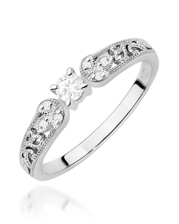 Pierścionek W0411 Diament Laboratoryjny 0
