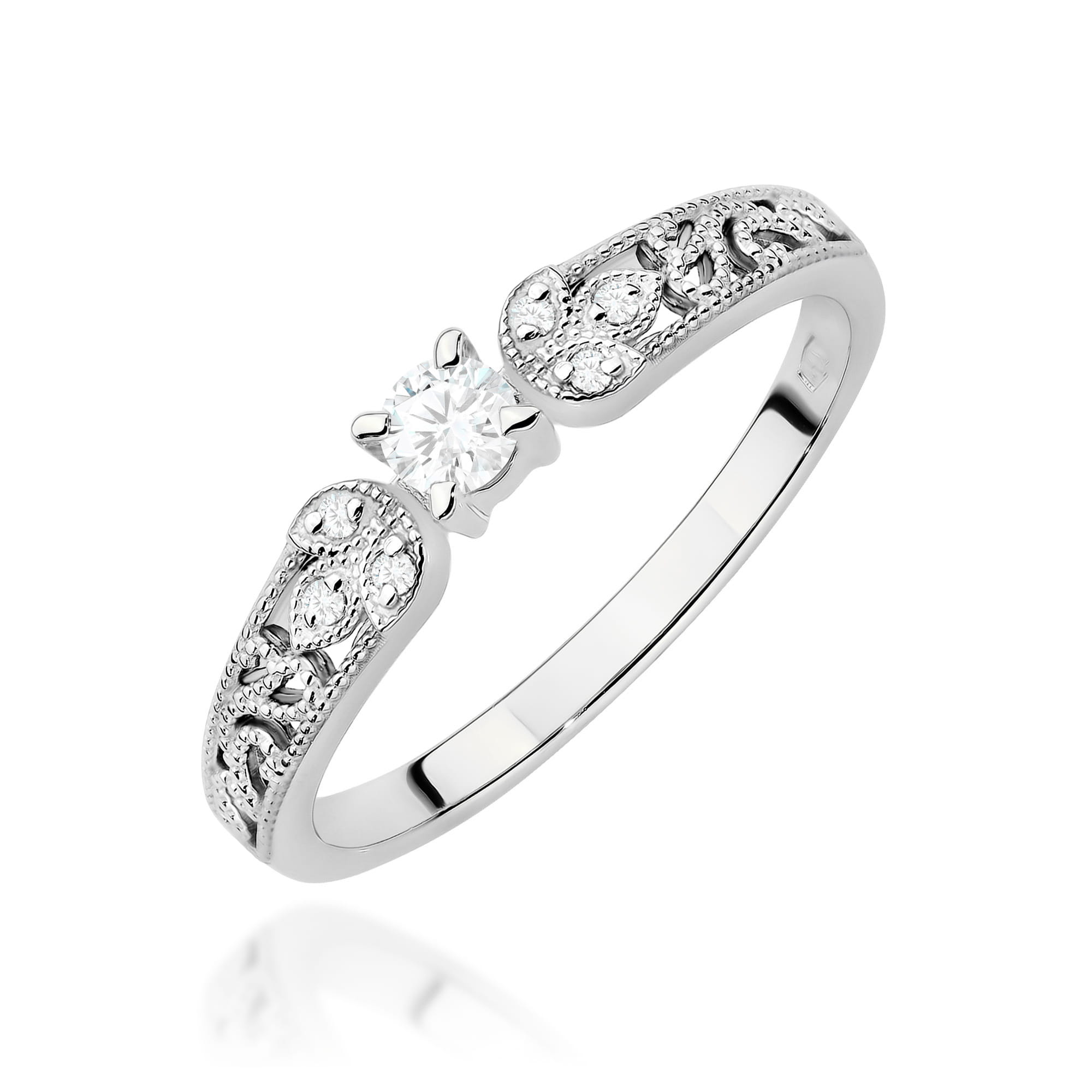 Pierścionek W0411 Diament Laboratoryjny 0