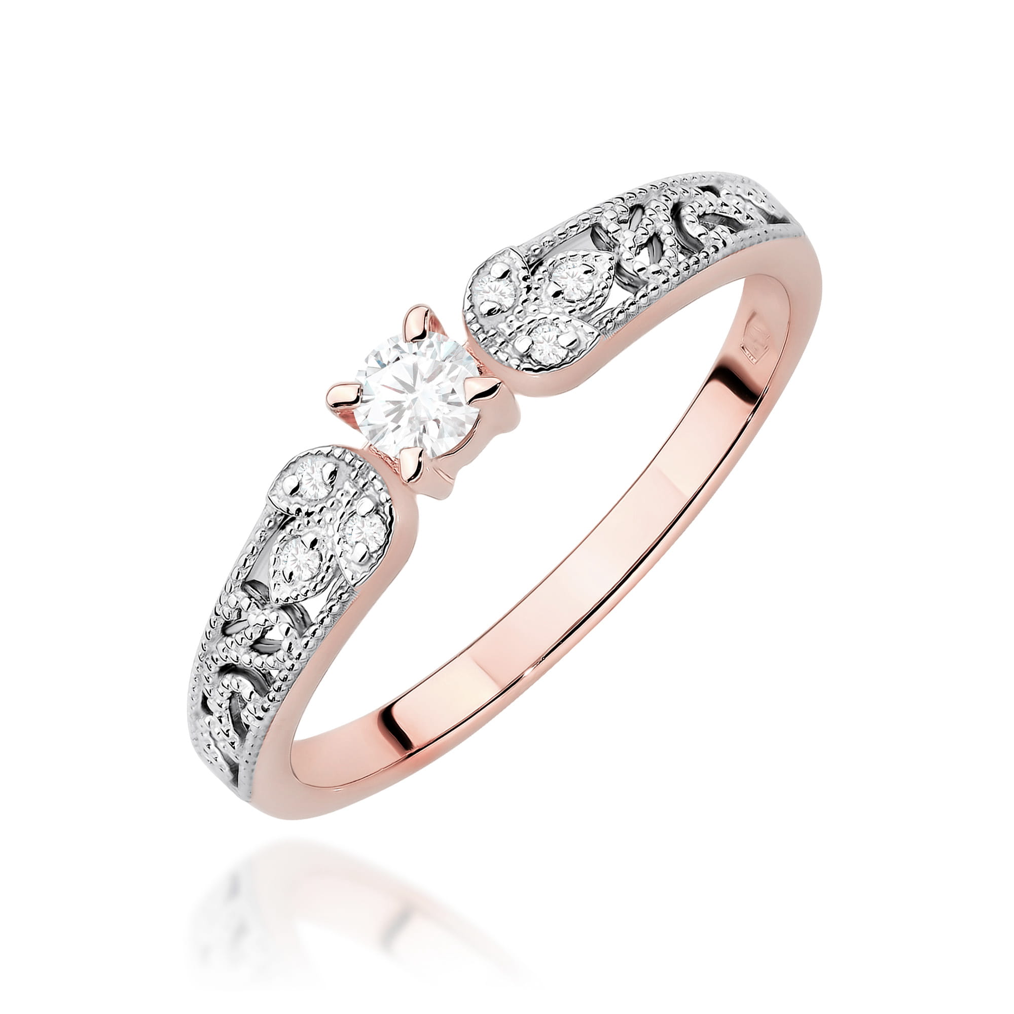 Pierścionek W0411 Diament Laboratoryjny 0