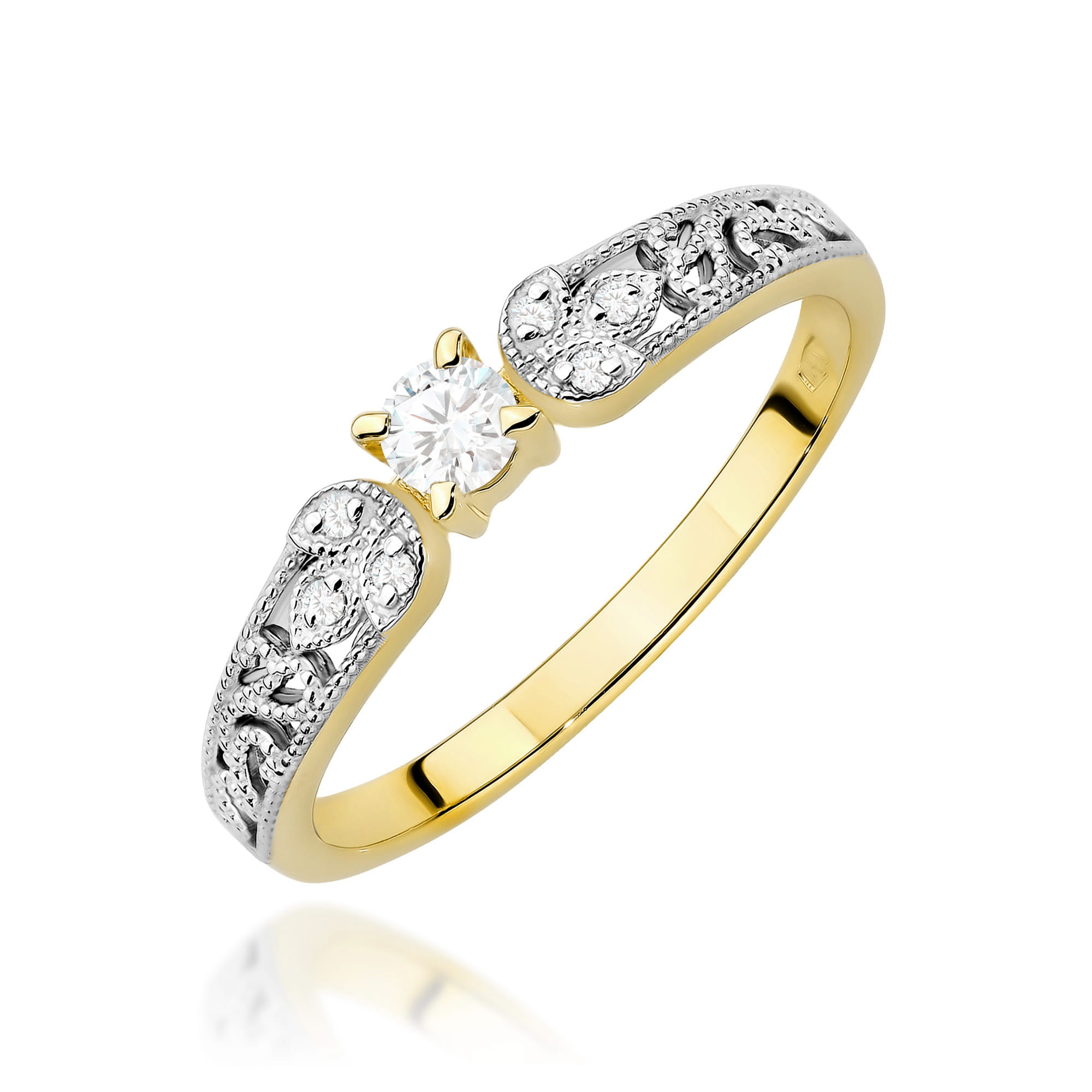 Pierścionek W0411 Diament Laboratoryjny 0