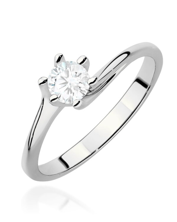 Pierścionek W0423 Diament Laboratoryjny 0